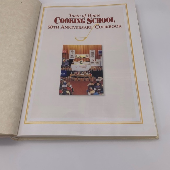 Taste Of Home:Cooking School Anniversary Cookbook 2002 Hardcover Excellent Cond. - Picture 5 of 7